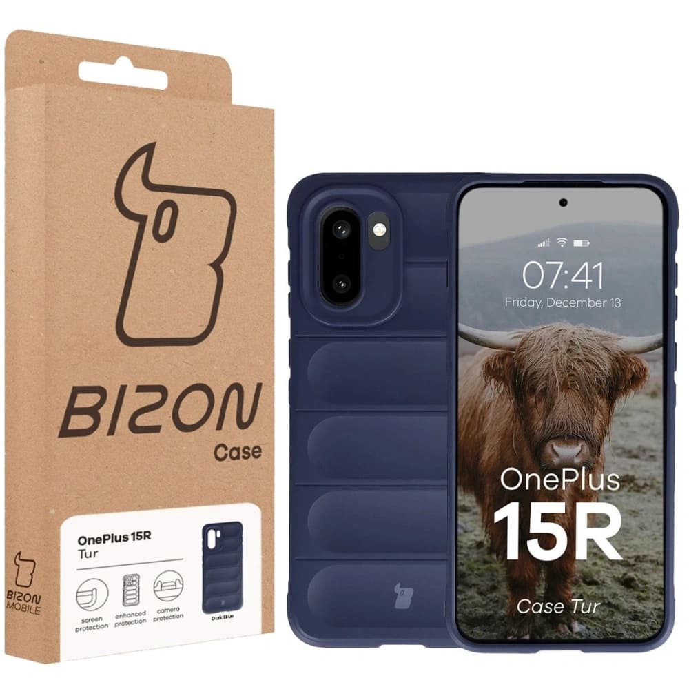 Bizon Case Tur OnePlus 15R albastru marin
- 8