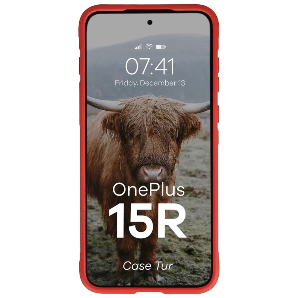 Bizon Case Tur OnePlus 15R rot
- 5