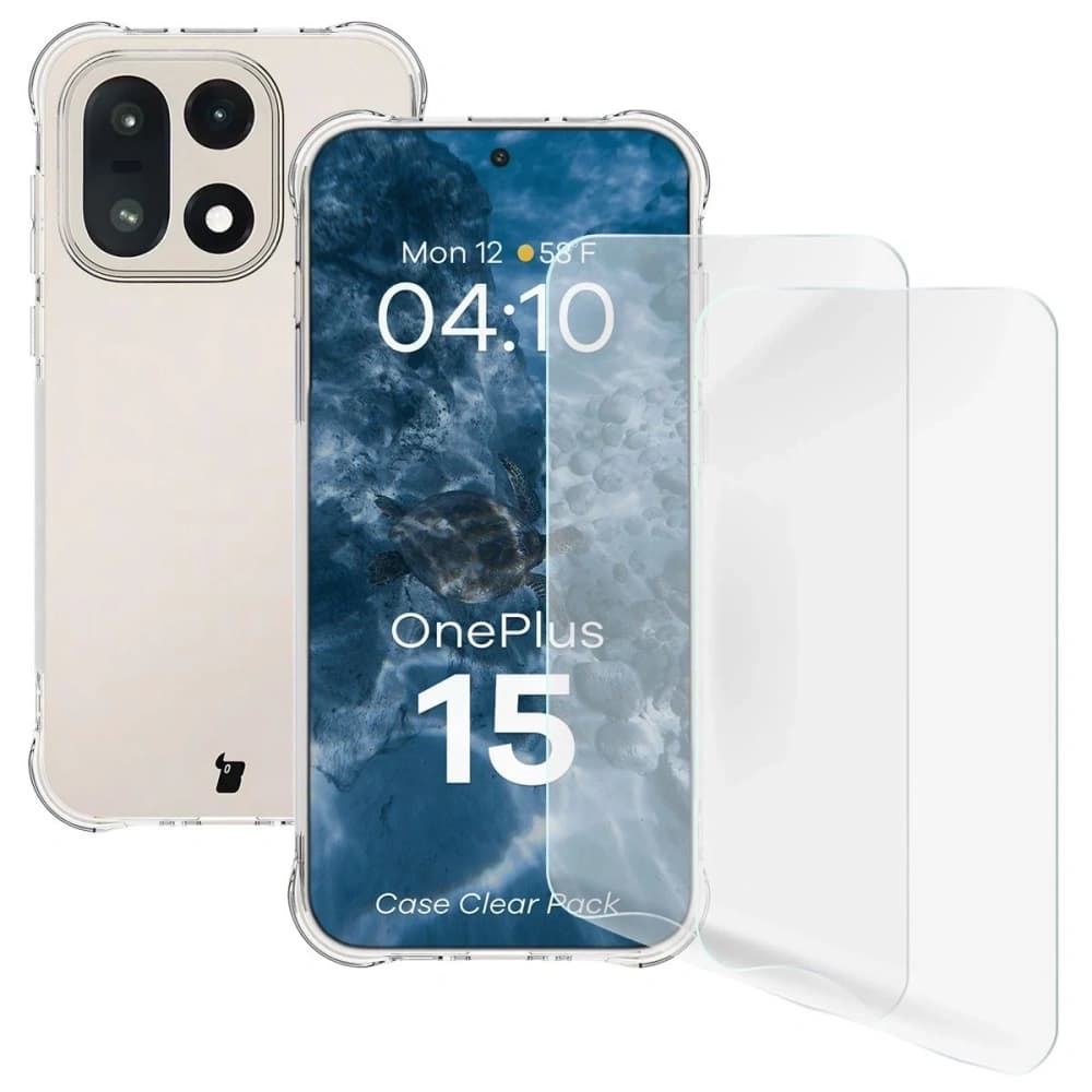 Bizon Case Clear Pack OnePlus 15