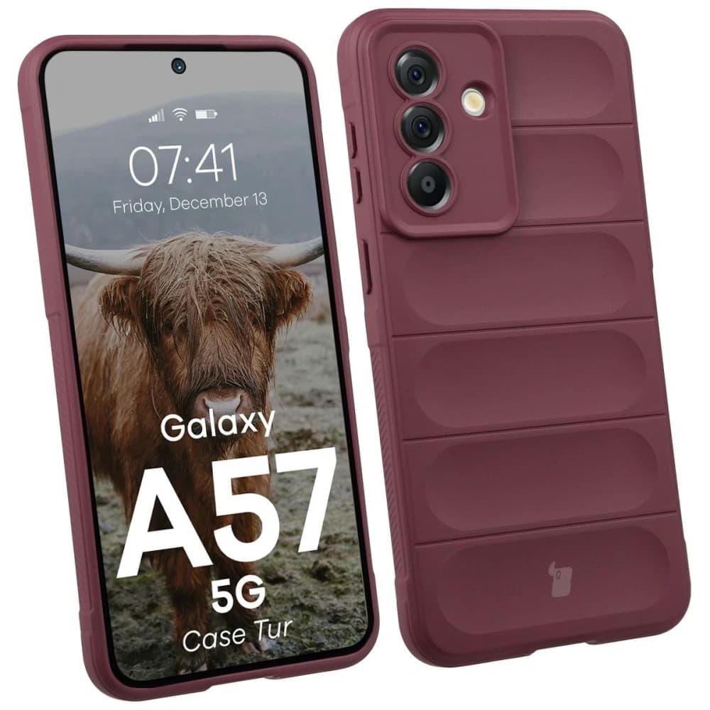 Bizon Case Tur Samsung Galaxy A57 5G burgunder