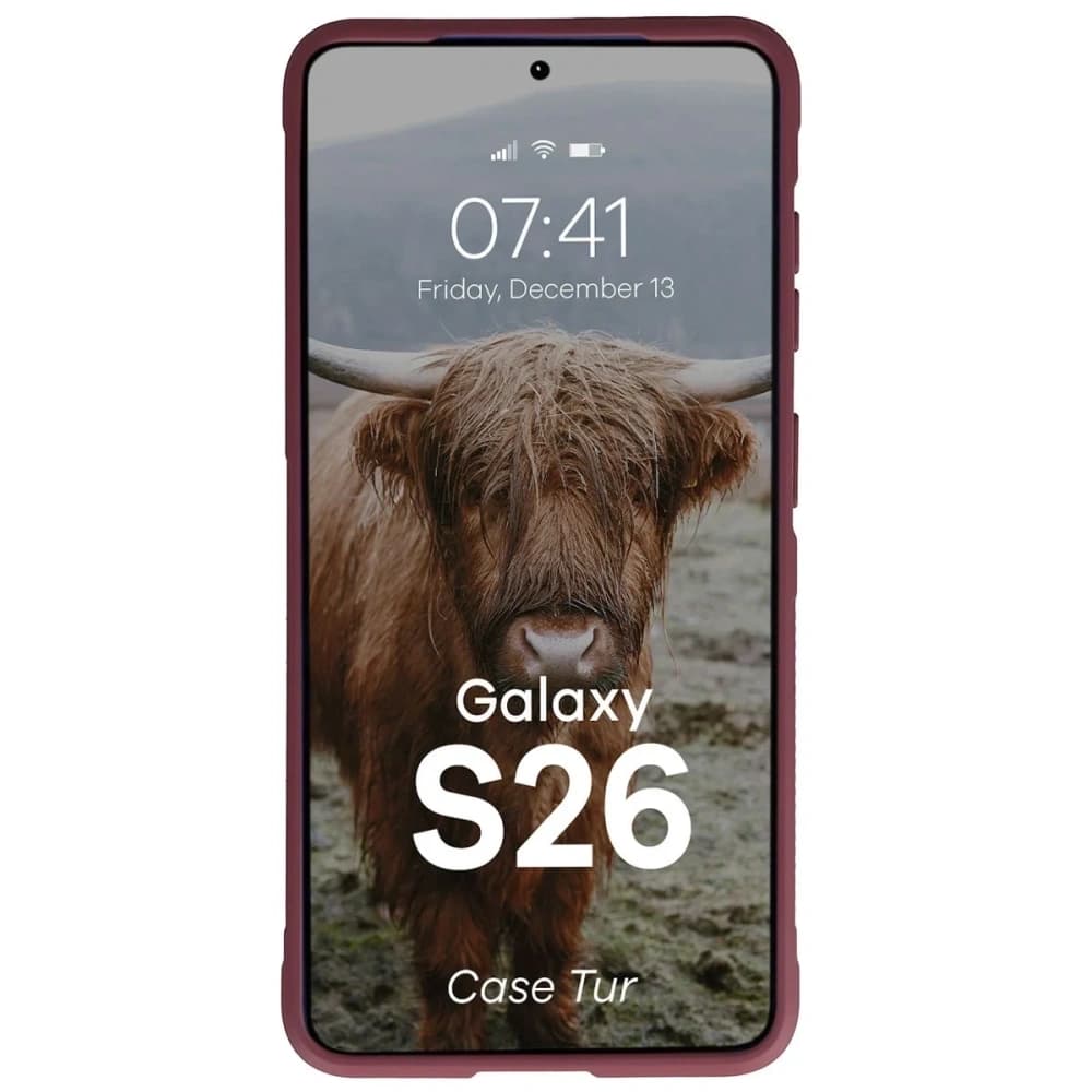 Bizon Case Tur Samsung Galaxy S26 burgunder
- 5