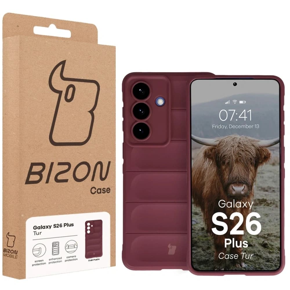 Bizon Case Tur Samsung Galaxy S26 Plus burgundy - 8