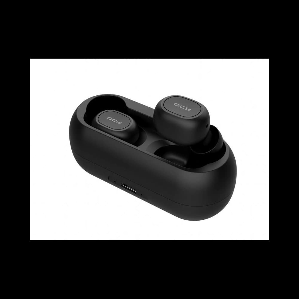 QCY T1C TWS Căști wireless Bluetooth 5.0 (negre) - 2