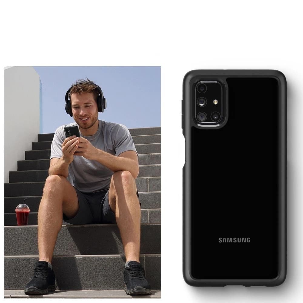 Spigen Ultra Hybrid Samsung Galaxy M31s Matte Black - 4