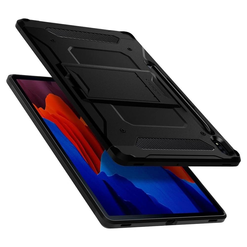 Etui Spigen Tough Armor Pro Samsung Galaxy Tab S7+ Plus/S8 + Plus 12.4 Fekete - 2