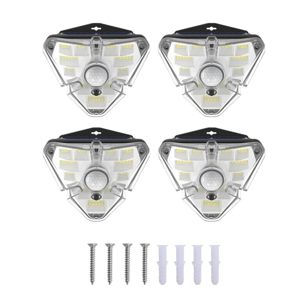 Lampa solară exterior LED Baseus cu senzor de mișcare (4 bucăți) - 9