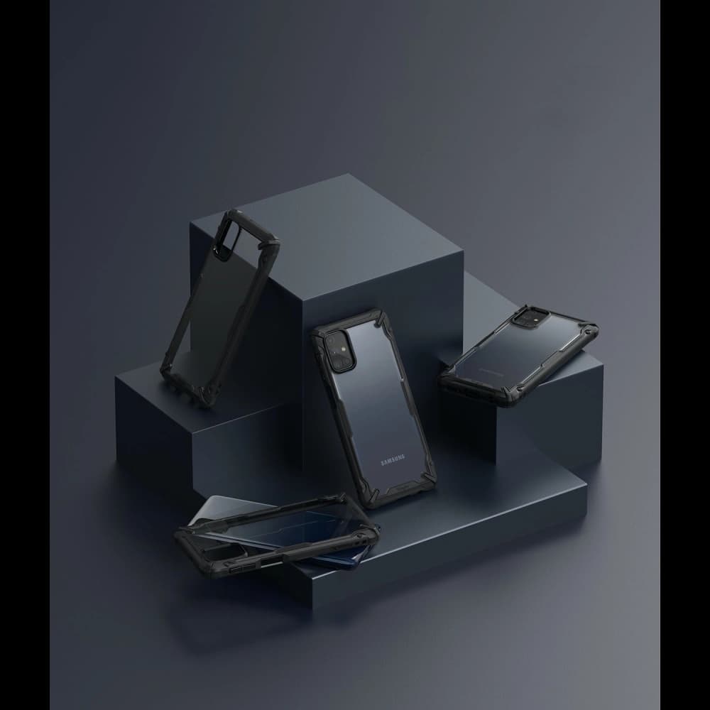 Ringke Fusion-X Samsung Galaxy M31s Camo (Moro) Black - 2