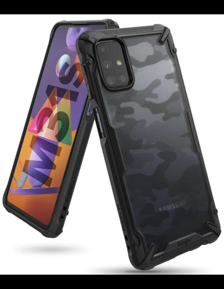 Ringke Fusion-X Samsung Galaxy M31s Camo (Moro) Black