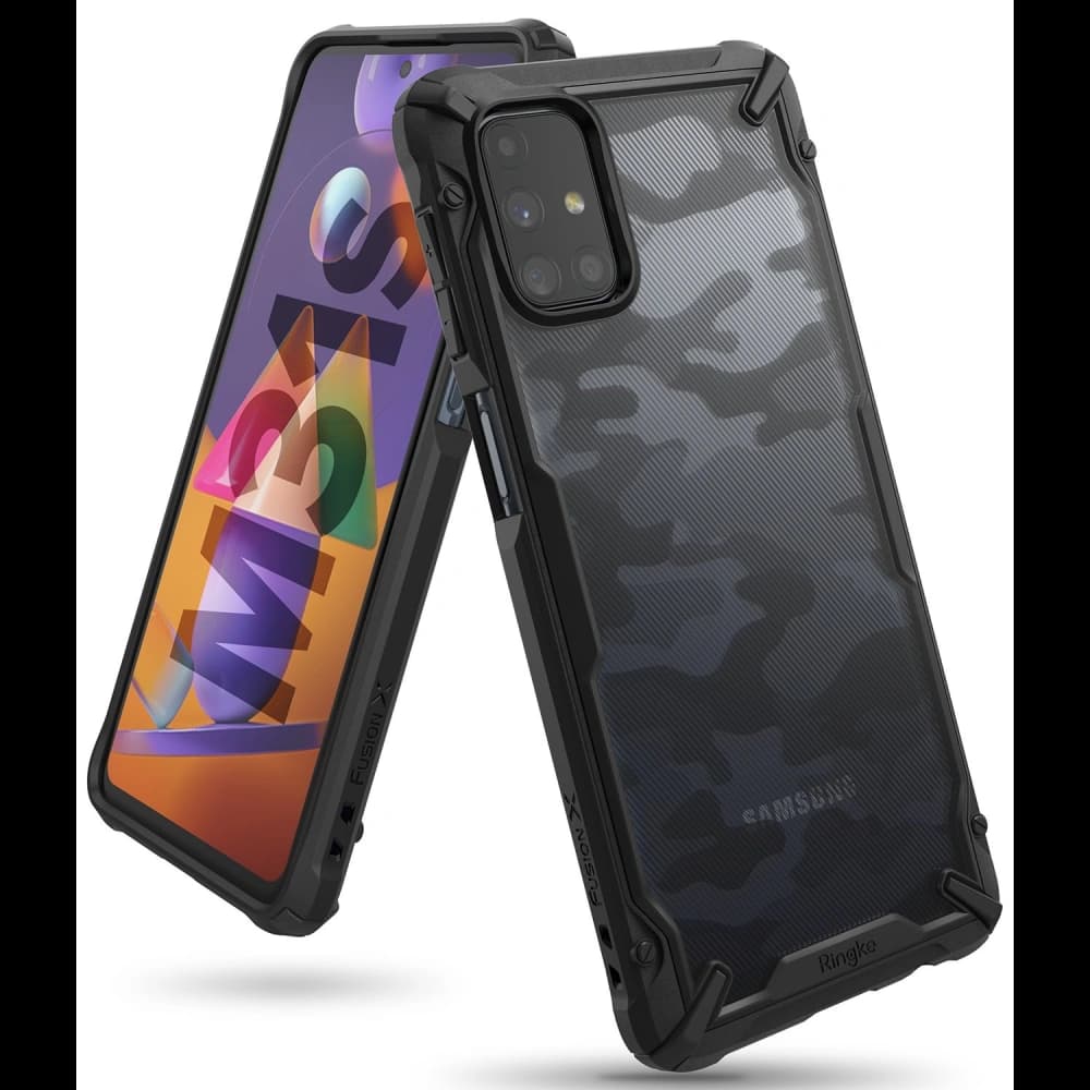 Ringke Fusion-X Samsung Galaxy M31s Camo (Moro) Black