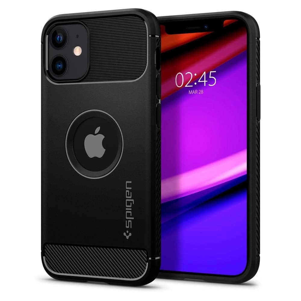 Spigen Rugged Armor Apple iPhone 12 mini Matte Black