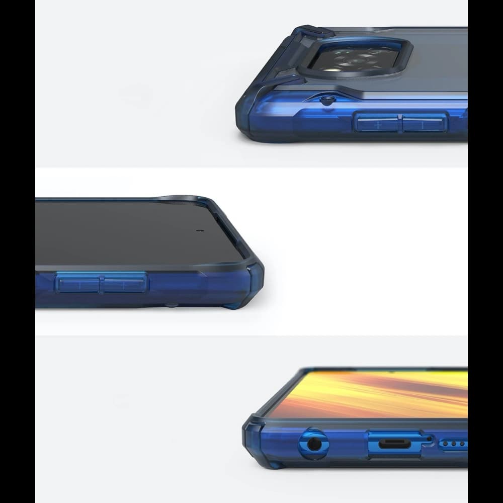 Etui Ringke Fusion-X Pocophone X3/Pro/NFC Negru - 7