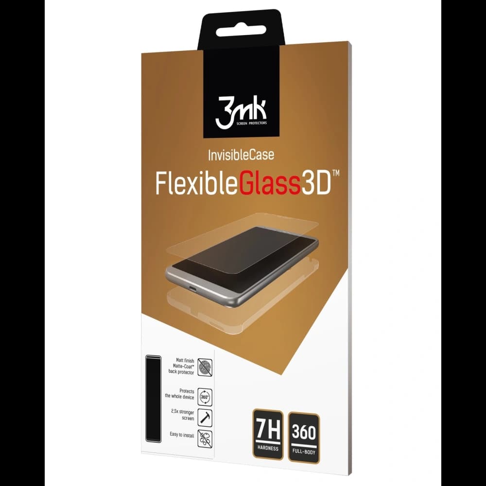 Hybidní sklo 3MK FlexibleGlass 3D + Matná fólie Samsung Galaxy A40